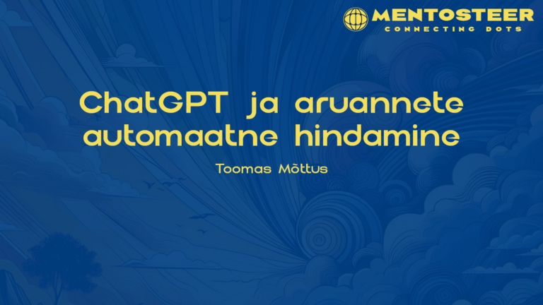 ChatGPT ja aruannete automaatne hindamine